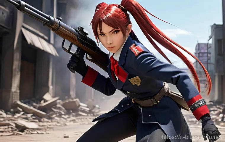 블루아카이브 DPS 순위 - Iori: Agile Striker in Action**
"An anime-style illustration of Iori from Blue Archive, a female stu...