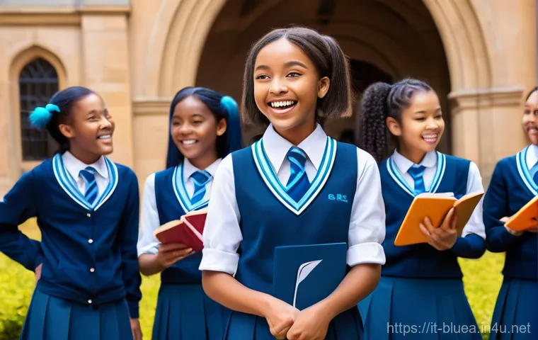 블루아카이브 크리에이터 인터뷰 - **Prompt:** A group of diverse Blue Archive students, ranging from cheerful to studious, are gathere...