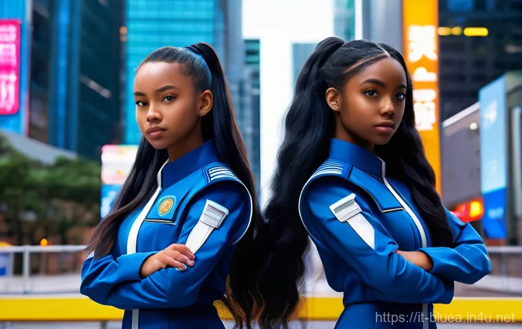 블루아카이브 크리에이터 인터뷰 - **Prompt:** A group of diverse Blue Archive students, ranging from cheerful to studious, are gathere...